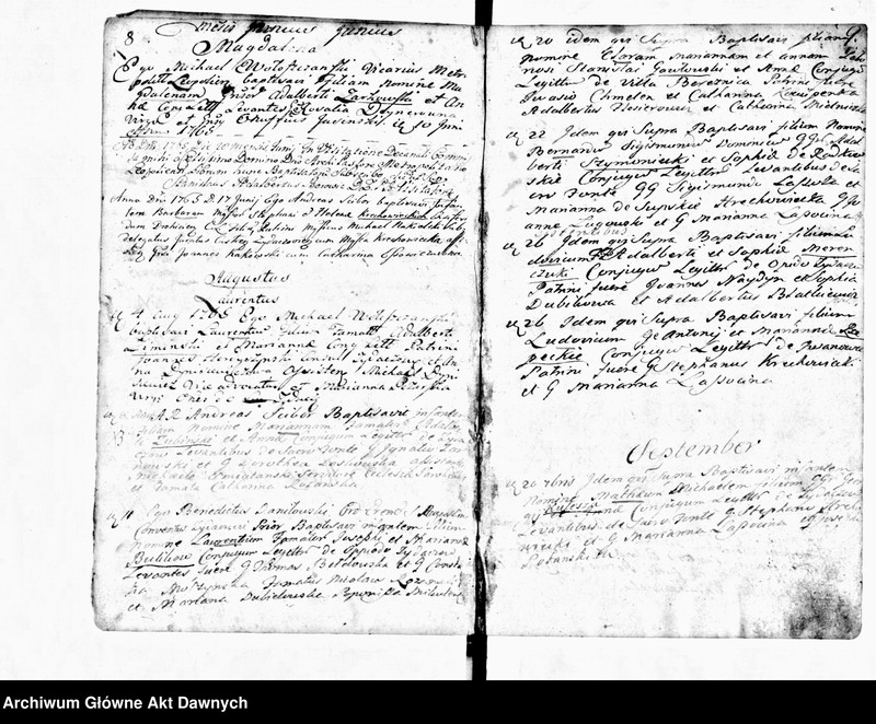 image.from.unit.number "Parafia: Żydaczów. Dekanat: Stryj. Księga metrykalna chrztów dla całej parafii."