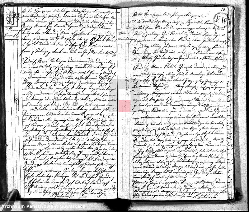 image.from.unit.number "Akta Gminy Przeroslskiey Zaślubionych od Dnia 1-wszego Stycznia Roku 1817"