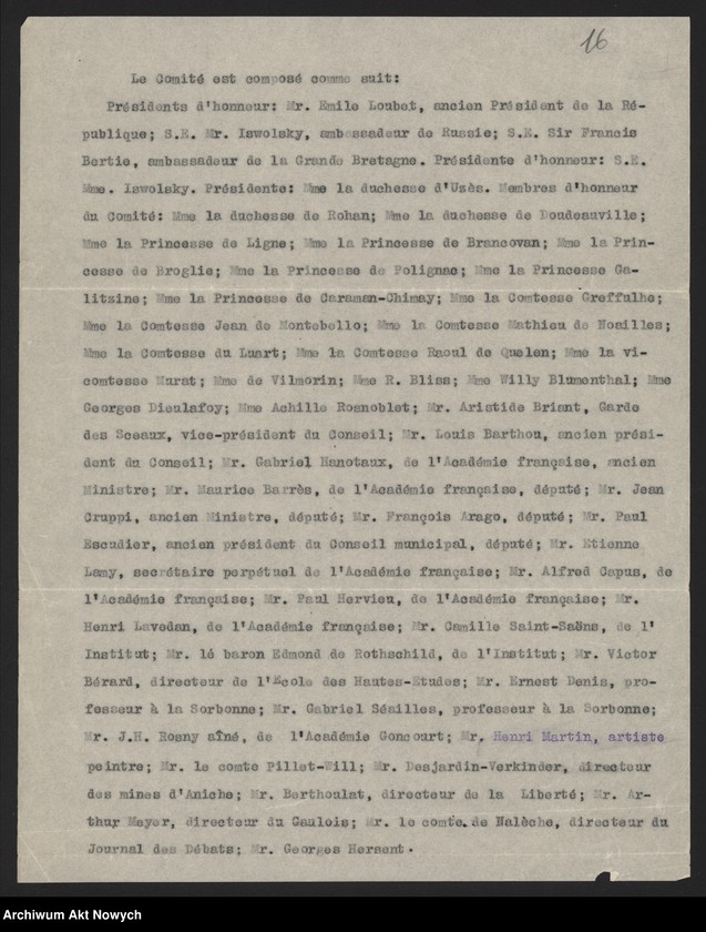 image.from.unit.number "Comité Général de Secours pour les Vctimes de la Guerre en Pologne. Statut. Sprawozdanie. Projekty komunikatów"