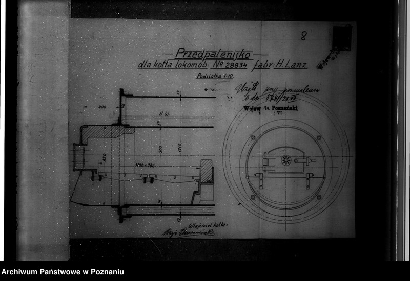 Obraz 12 z jednostki "Młyn parowy M. Smorawińskiej Baranowo powiat poznański nr woj. kotła 328 później własność J. Tomkowiak, Fabianowo powiat poznański"