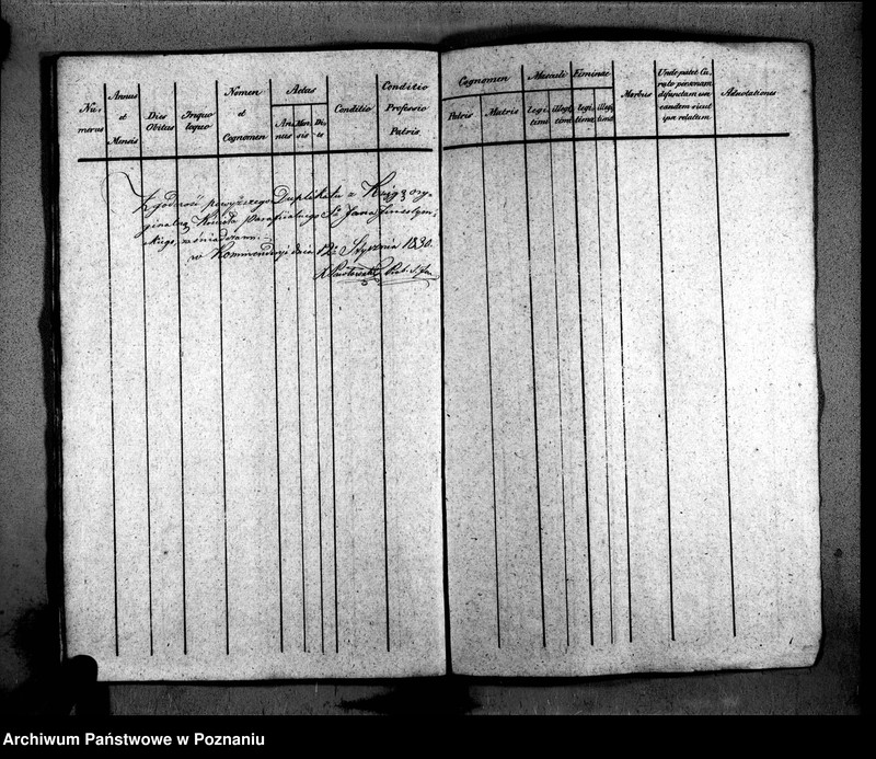 Obraz 17 z jednostki "Duplikat libri baptisatorum, copulatorum, mortuorum"