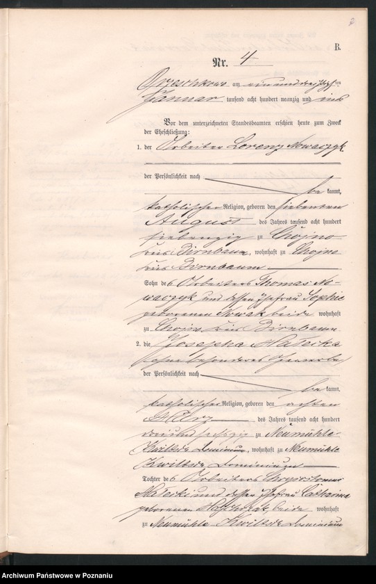 Obraz 10 z jednostki "Księga małżeństw"