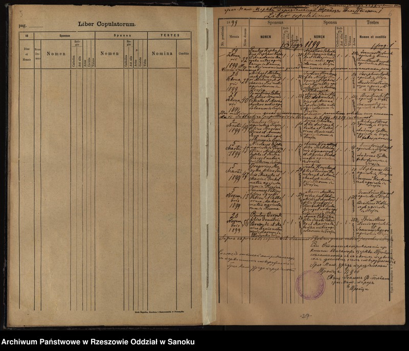 image.from.unit.number "Księga małżeństw dla miejscowości Trójca, Jamna Dolna i Jamna Górna"