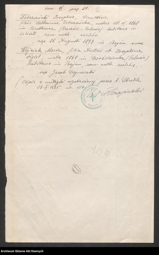 image.from.unit.number "Parafia: różne. Dekanat: różne. [Akta różnych urzędów parafialnych na terenie archidiecezji lwowskiej]."