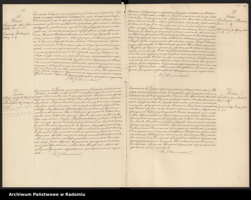 image.from.unit.number "[Duplikat akt zaślubionych i zmarłych parafii Radom za 1904 r.]"