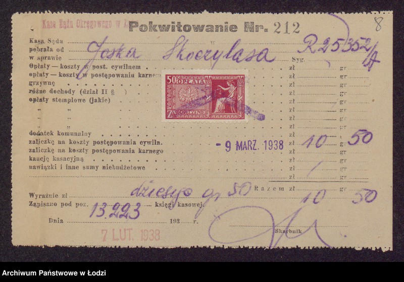 Obraz 10 z jednostki "Josek Skoczylas- wyrób włosianek krawieckich"