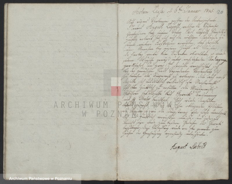 Obraz 19 z jednostki "[Protokolarz wyzwolin i przyjęć w naukę cechu szewców w Lesznie]"