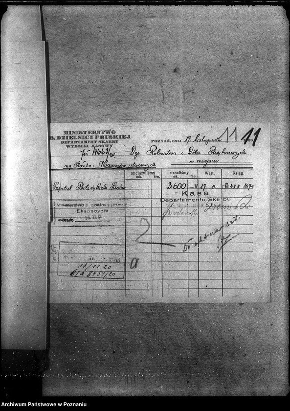 Obraz 15 z jednostki "Sprawy ogólno-administracyjne Sadzonki i fundusz nawozów sztucznych"