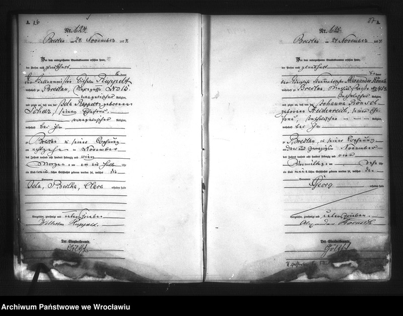 image.from.unit.number "Geburts-Haupt-Register Breslau I 1874 Band 2"