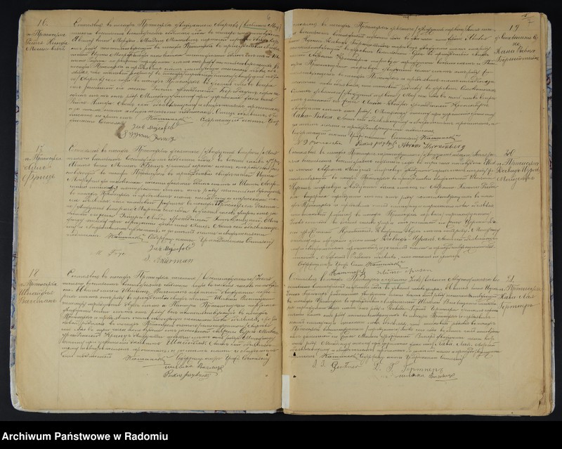 Obraz 8 z jednostki "[Duplikat akt urodzonych, zaślubionych i zmarłych Okręgu Bóżniczego Przysucha za 1887 r.]"