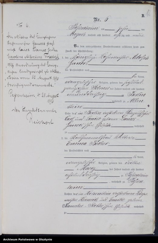 image.from.unit.number "Heiraths-Haupt-Register Nr 1 - 17"