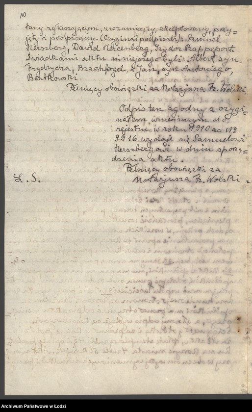 Obraz 12 z jednostki "Herszberg i Hercenberg- wykańczalnia bawełnianych tkanin"