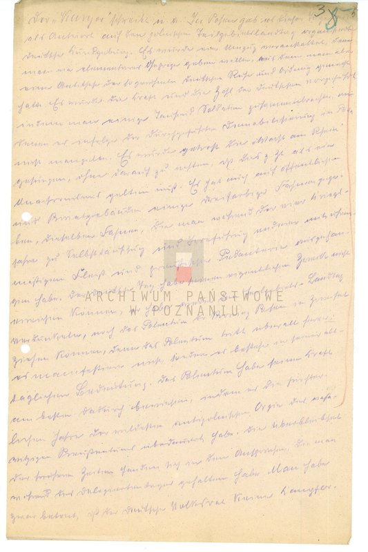 Obraz 12 z jednostki "Sytuacja przed wybuchem powstania wielkopolskiego. /Tłumaczenia z prasy polskiej na język niemiecki, wypisy z prasy niemieckiej w Poznaniu/ - część lV."