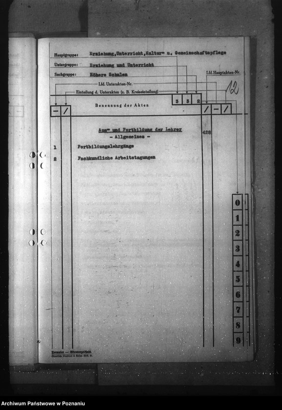 Obraz 16 z jednostki "Aktenplan der Heimoberschulen"