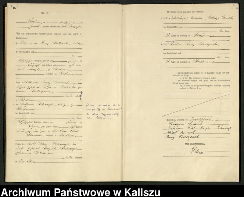Obraz 5 z jednostki "[Księga małżeństw]"