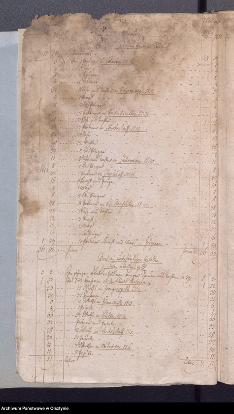 image.from.unit.number "Passenheimsche Stadt Kirchen Rechnung über Einnahme und Ausgabe"