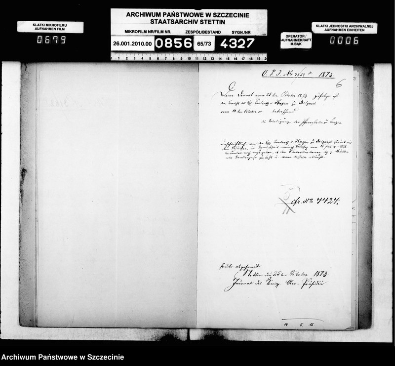 image.from.unit.number "Kontrolle über die Anstellung der Geistlichen in Folge des Gesetzes vom 11. Mai 1873 im Kreise Belgard"