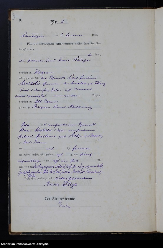 image.from.unit.number "Sterbe-Haupt-Register Nr 1 - 106"