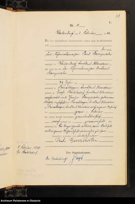 image.from.unit.number "Sterbe-Haupt-Register Nr 1 - 98"