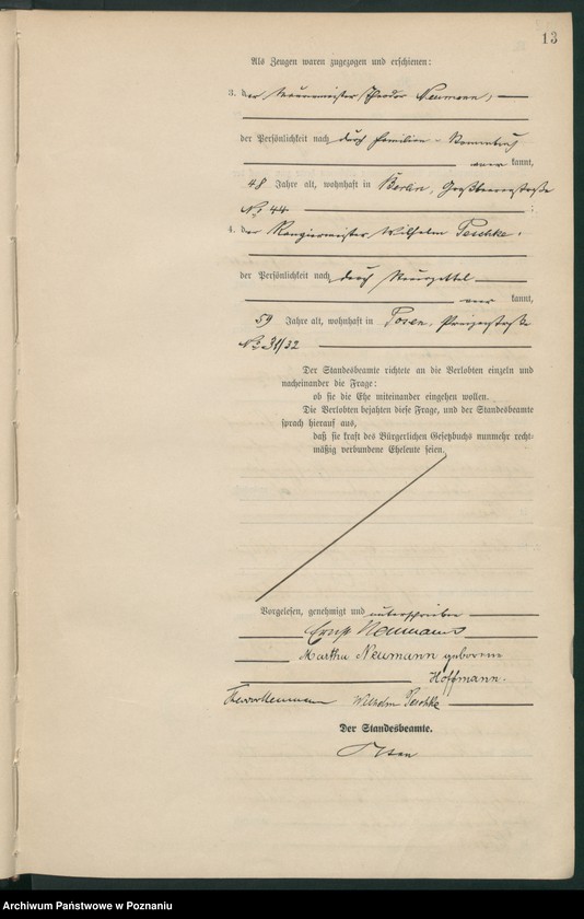 Obraz 15 z jednostki "Księga miejscowa małżeństw tom III [Rejestr główny małżeństw]"