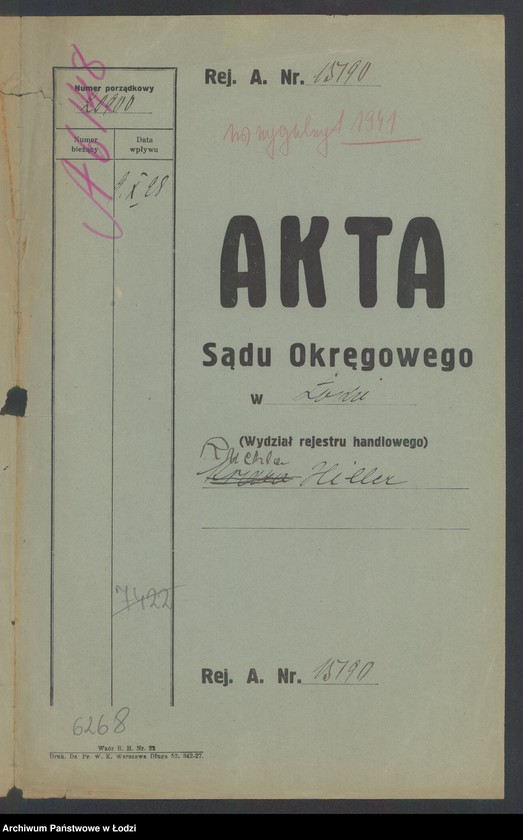Obraz 2 z jednostki "Ruchla Hiller – sklep żelazny"