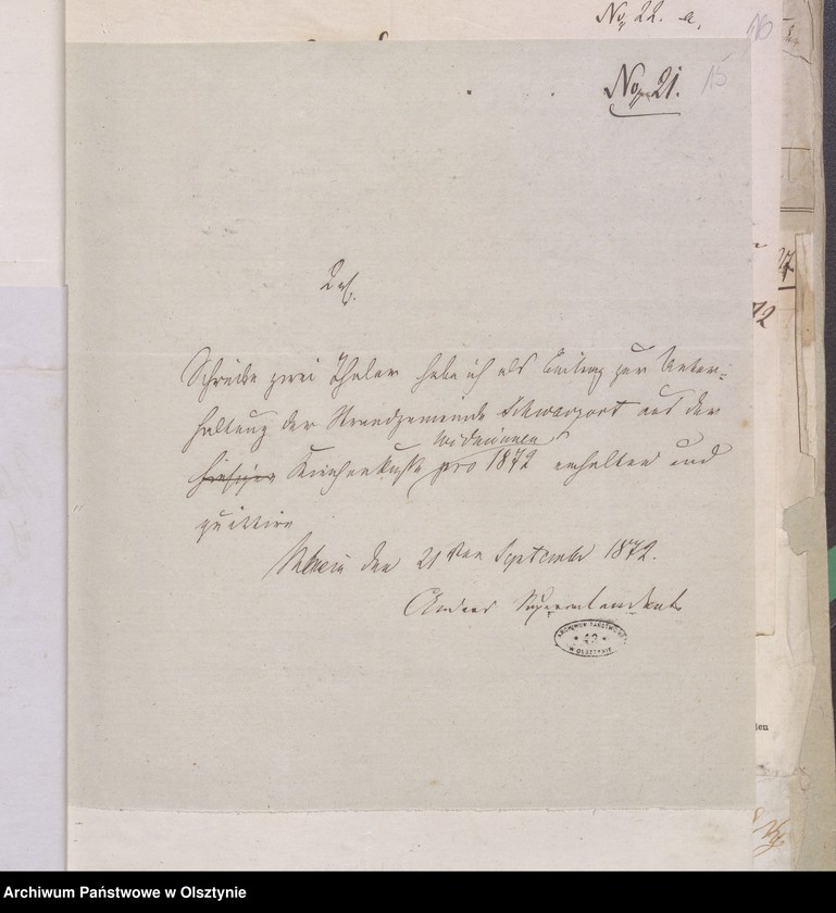 image.from.unit.number "Beläge zur Widminnenschen Kirchen Kassen Rechnung pro 1870"