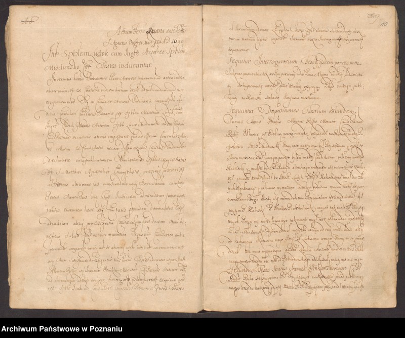 Obraz 12 z jednostki "Acta officii consularis civitatis Posnaniae."