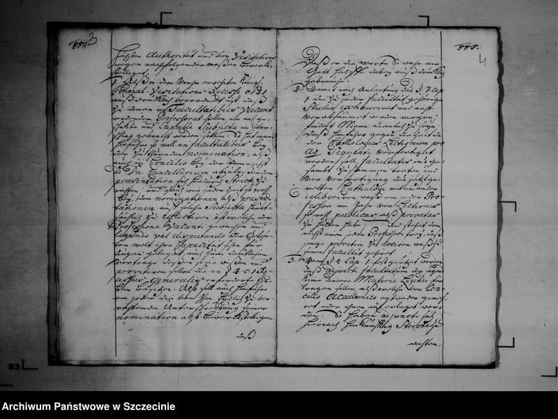 image.from.unit.number "Visitations - Abschied für das Concilium Academium zu Greifswald vom 20 November 1730."