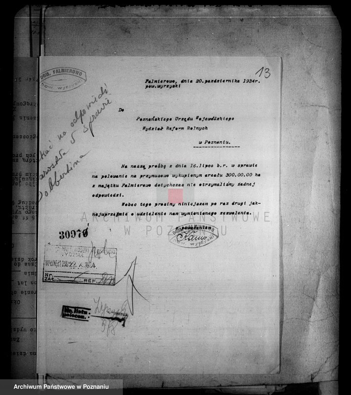 Obraz 17 z jednostki "Majątek Falmierowo powiatu wyrzyskiego polowanie"