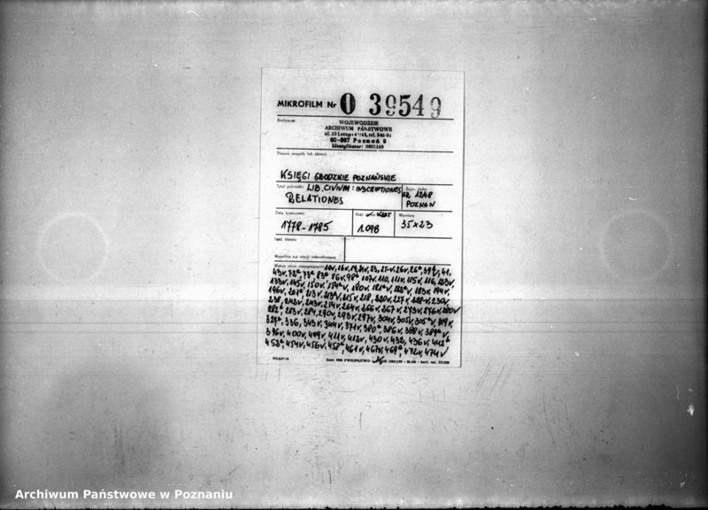 Obraz 2 z jednostki "Lib. civium, inscriptiones, relationes [protocollon]"