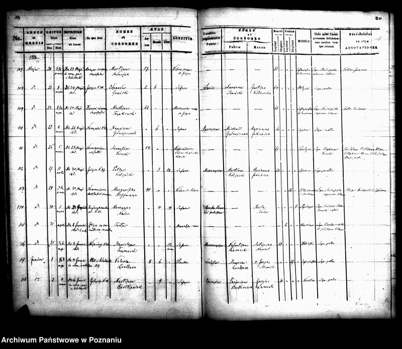 Obraz 12 z jednostki "Księga zgonów"