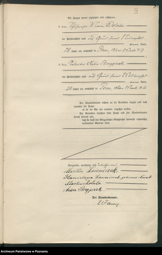 Obraz 12 z jednostki "[Księga małżeństw t. II]"