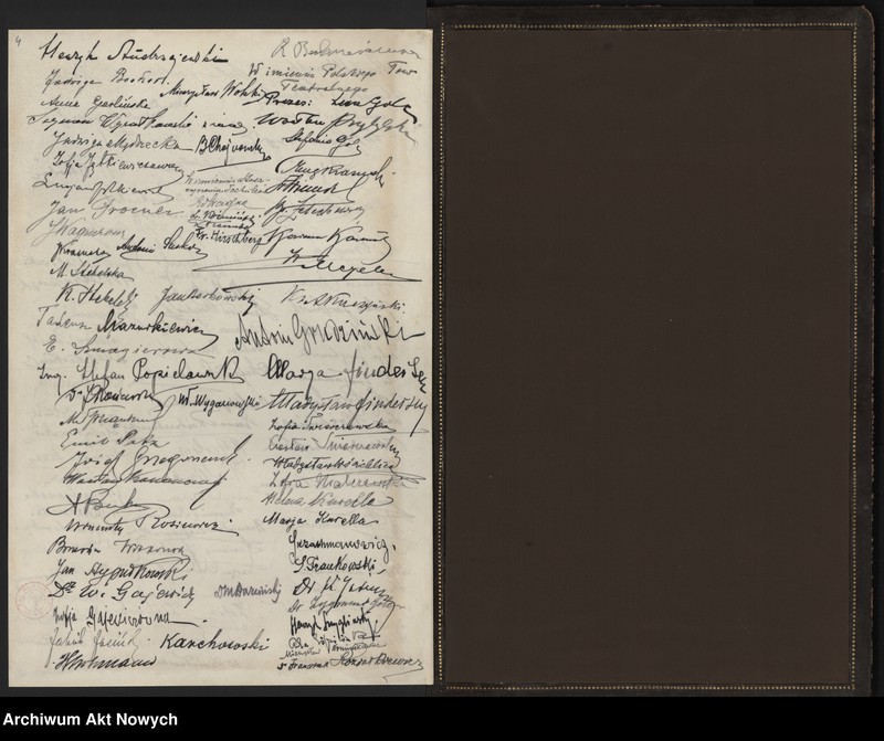 image.from.unit.number "Mistrzowi Ignacemu Paderewskiemu w hołdzie - Łodzianie. Album podpisów"