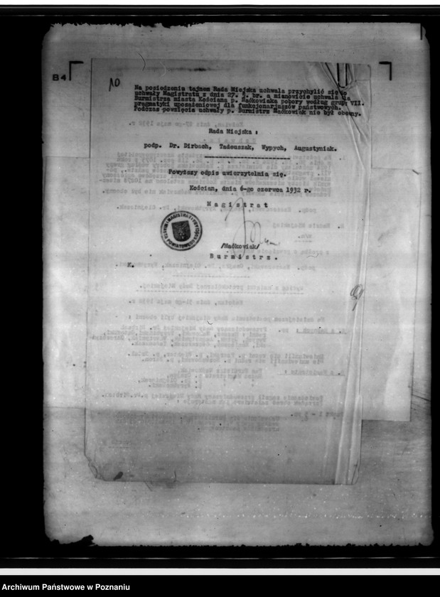 Obraz 14 z jednostki "Członkowie magistratu i radni miasta Kościana"