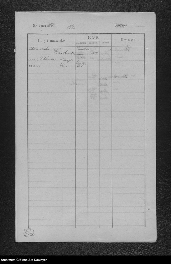 Obraz 16 z jednostki "Parafia: Kołomyja. Dekanat: Kołomyja. Spis imienny parafian pro pago Sopów. [Spis imienny parafian dla wsi Sopów]."