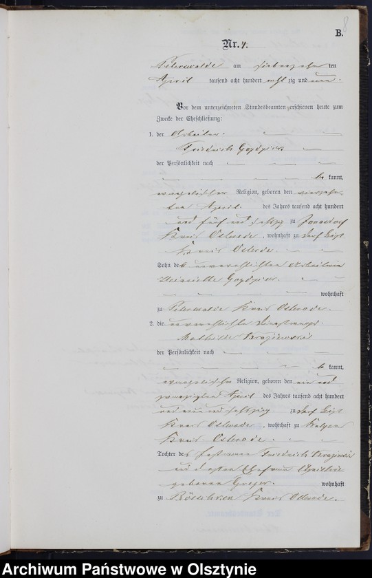 image.from.unit.number "Heiraths-Neben-Register Nr 1 - 18"