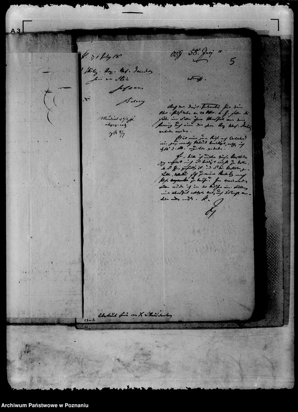 Obraz 10 z jednostki "Die dem Herrn Oberpräsidenten von Zerboni erteilten Urlaube."