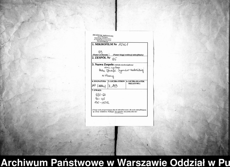 image.from.unit.number "Akta urodzeń, małżeństw i zgonów"