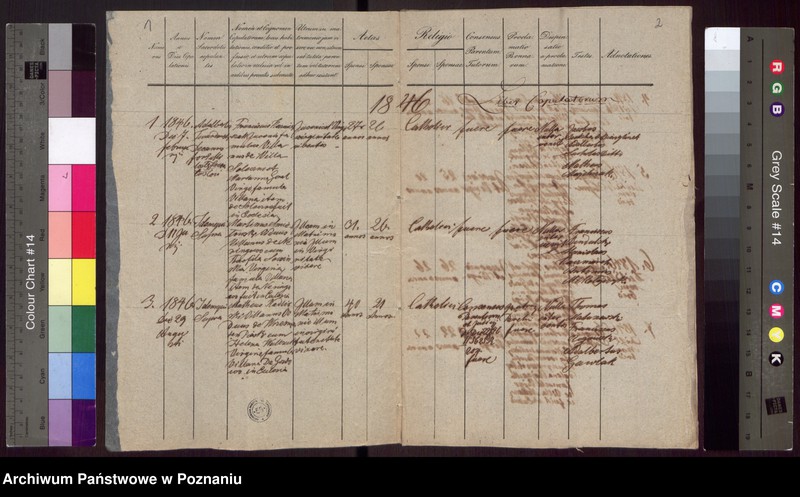 Obraz 3 z jednostki "Libri Metrices Baptisatorum, Copulatorum et Mortuorum."