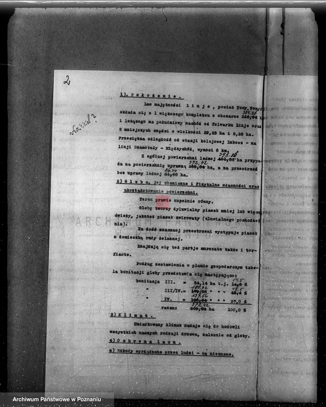 Obraz 6 z jednostki "Plan urządzenia gospodarstwa leśnego dla lasu majętności Lizie powiat nowotomyski"