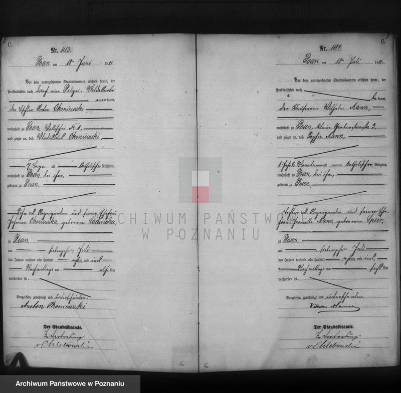 Obraz 3 z jednostki "Księga zgonów t. III"