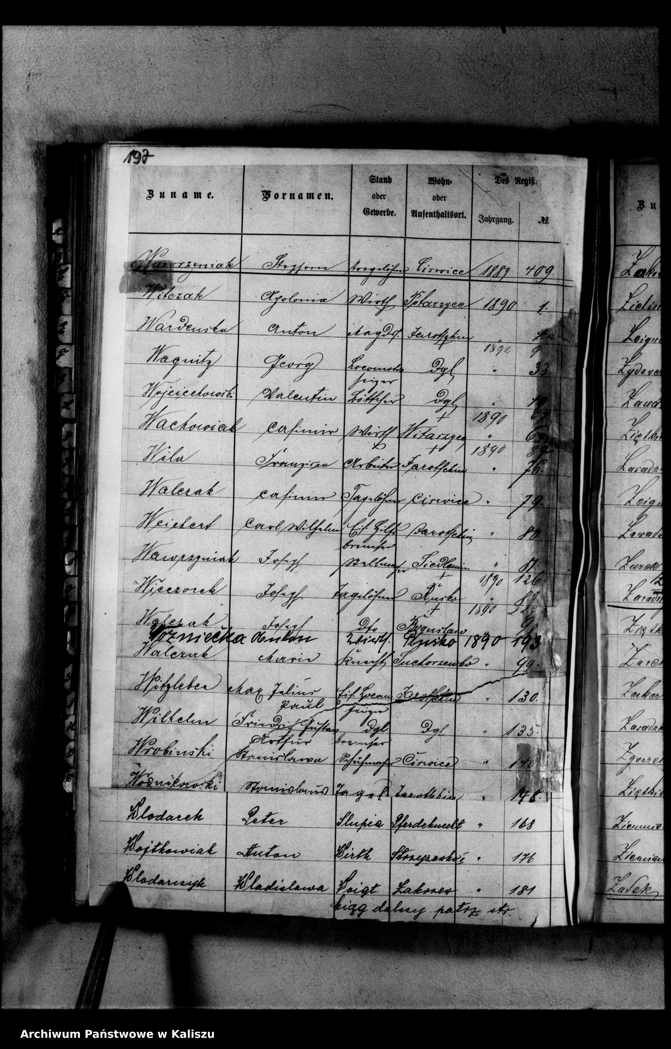 Skan z jednostki: [Skorowidz urodzeń]