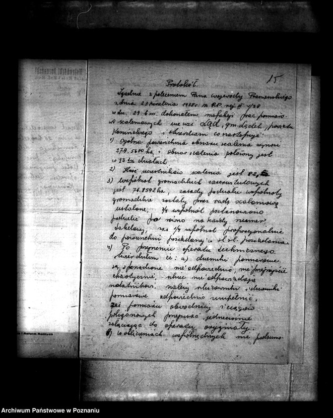 Obraz 18 z jednostki "Scalenie wsi Ląd powiatu konińskiego"