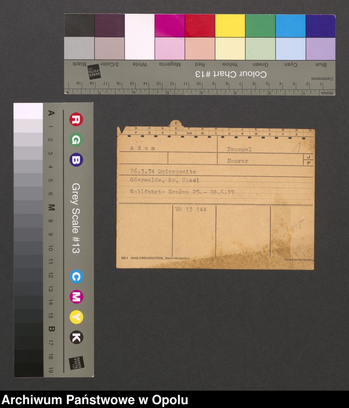 Obraz 3 z jednostki "[Adam Emanuel, ur. 26.3.1874 Dziergowitz]"