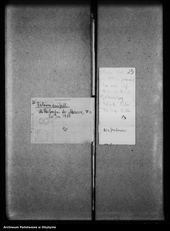 image.from.unit.number "Johannisburg, Schloss, Fort Lyck"