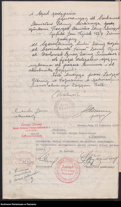 Obraz 16 z jednostki "Zduny, powiat Krotoszyn - akta koła."