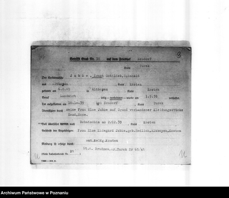 Obraz 7 z jednostki "Totenkartei I - P"