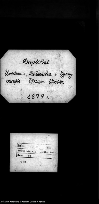 Obraz 1 z jednostki "Księga urodzeń, małżeństw, zgonów"