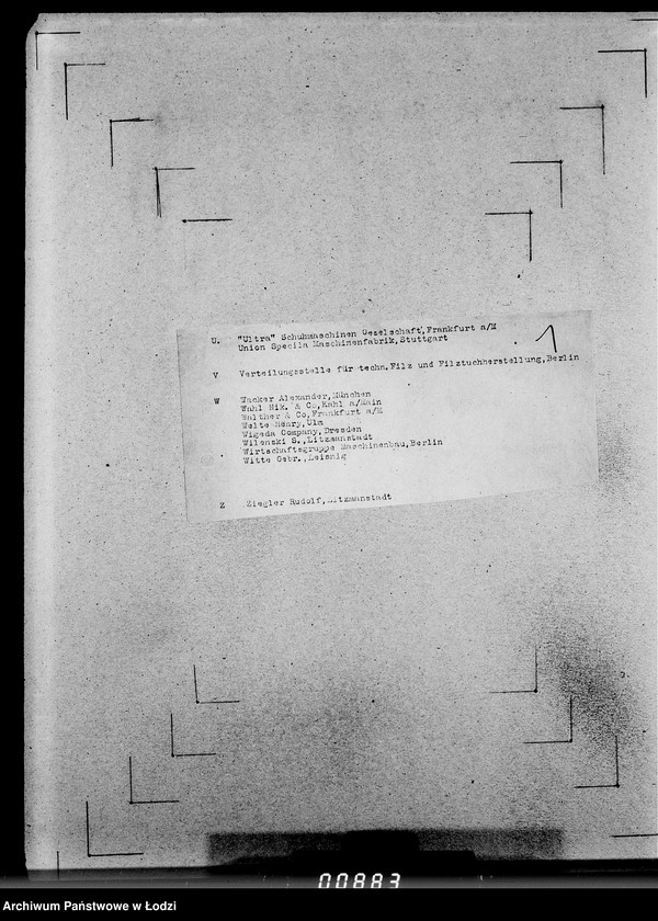 Obraz 5 z jednostki "339 Filztiefel U-Z.[Korespondencja i zamówienia]"