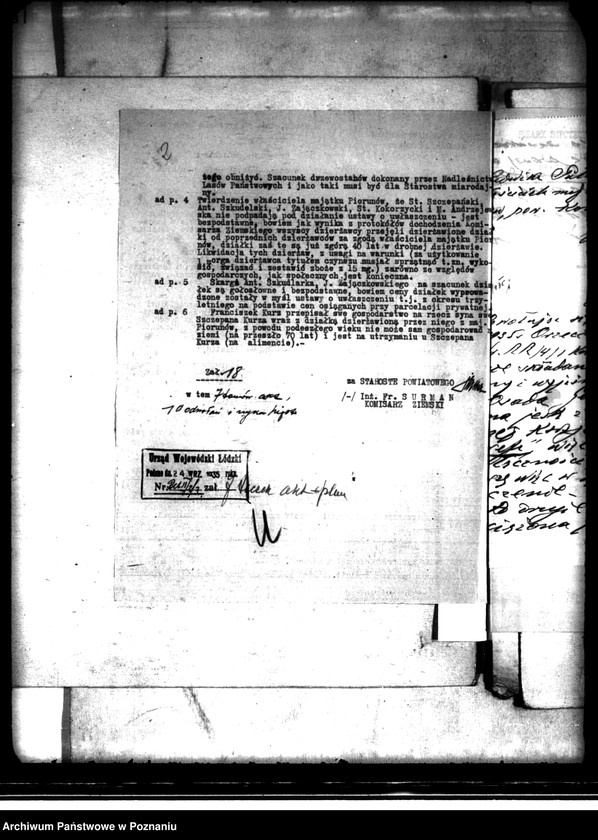 image.from.unit.number "Odwołanie L. Pułaskiego i R. Gronertowej od orzeczenia Starosty powiatu,konińskiego z 19.VIII.1935 r. w przedmiocie wykupu gruntów podlegających ustawie o ochronie drobnych dzierżawców"